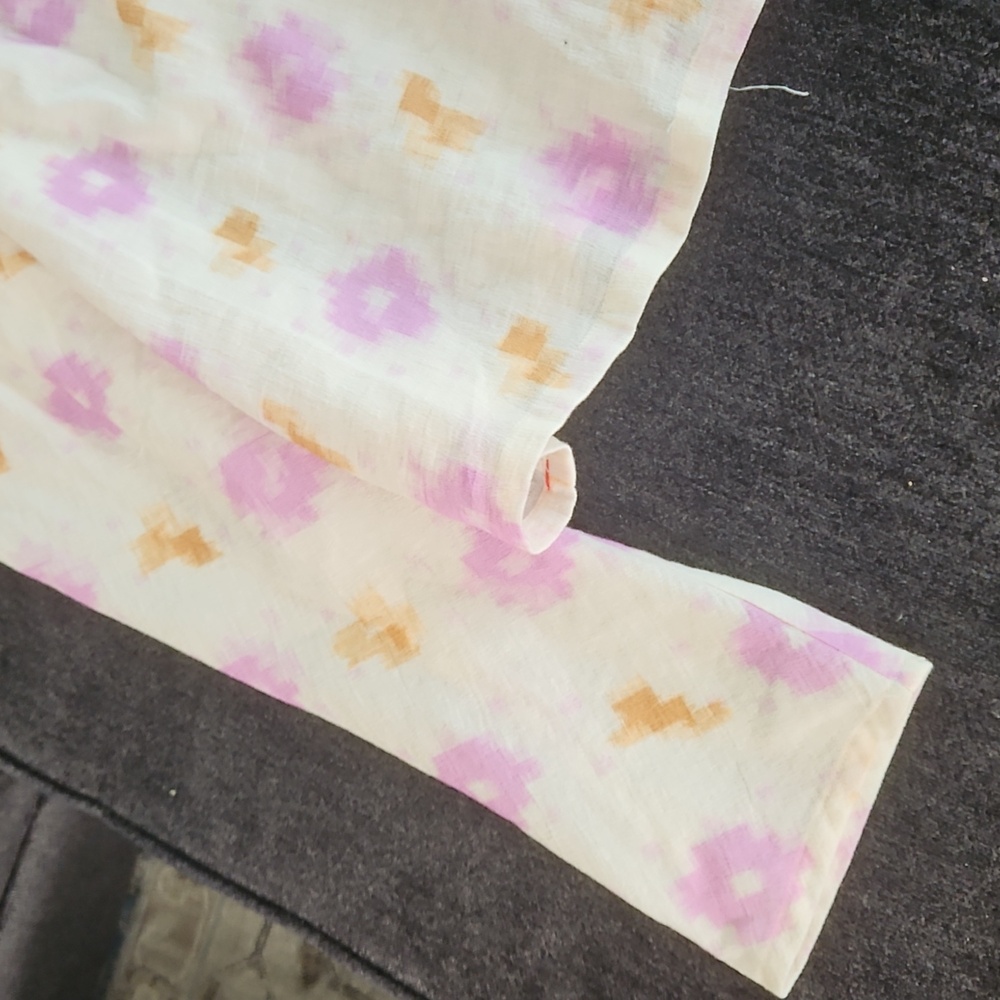 XiRENA  Floral Blouse - Pink and Tan - Picture 2 of 5
